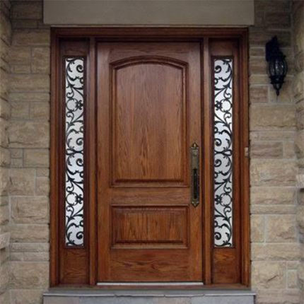 Puerta de Madera Chocolate